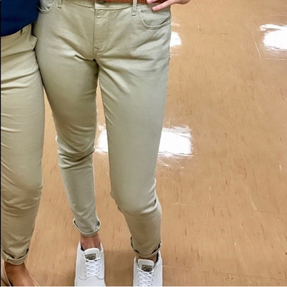 Express Khaki Jeggings